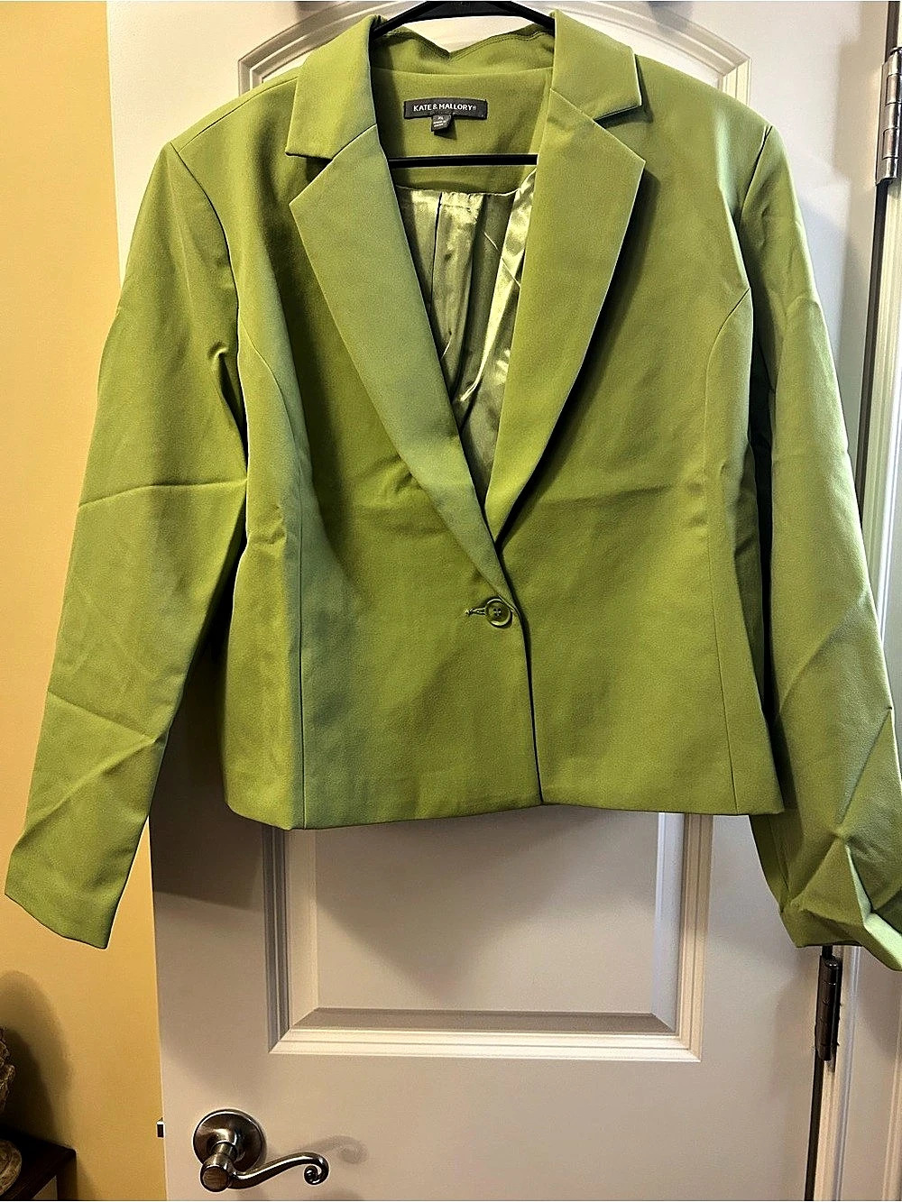 Kate & Mallory Green Blazer Size XL Like New